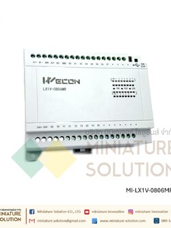 WECON PLC LX1V-0806MR-D 24VDC Suppout RS485 14 I/O LX3V-0806MR-A 32 I/O LX3V-1616MT LX3V-1616MR