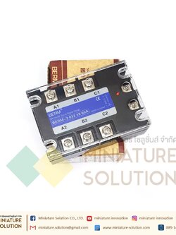 SSR Meger SSR โซลิดสเตทรีเลย์ Solid State Relay 3PHASE 3เฟส AC Control AC-AC (40A BERM-3 032 3860A)