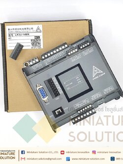 PLC LK3U-14MR-4AD-2DA MITSU GXWork + 4NTC Ch