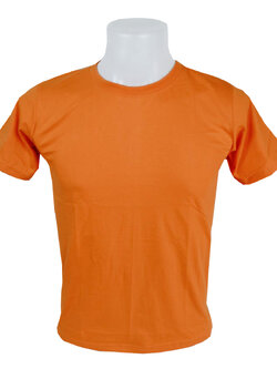 เสื้อยืดคอกลม สีส้ม