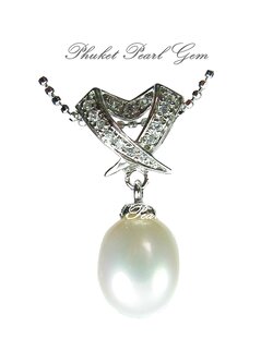 Heart Sterling Silver White Pearl Pendant