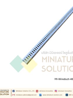 รางเก็บสายไฟ แบบโปร่ง รางเก็บสายไฟ วายดัก Wireduct รางครอบสาย ในตู้ไฟฟ้า(ขนาด 4030/6040/5025 ยาว 1 เมตร)