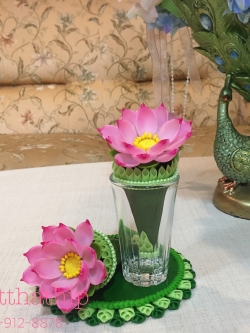 กรวยดอกบัว ประดิษฐ์จากดิน - Lotus flower