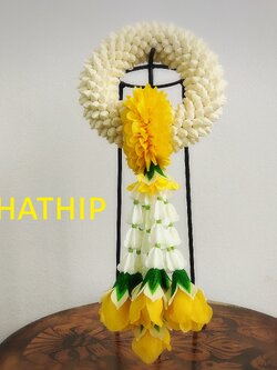 พวงมาลัยดอกมะลิ - พวงมาลัยดอกมะลิประดิษฐ์ - พวงมาลัยประดิษฐ์