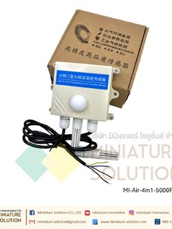 4in1 CO2 + temperature and humidity + light 20W วัดอุณหภูมิ ความชื้น แสง คาร์บอนไดออกไซด์ Modbus RS485 (5000PPM)