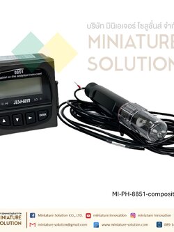 เซนเซอร์ PH สำหรับ Controller รุ่น PH-8851 Composite electrode JISHEN (5m temperature compensation)