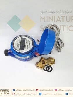 ดิจิตอล มิเตอร์วัดการใช้น้ำ RS485 Water Flow Meter RS485 MODBUS output DN15 1/2"