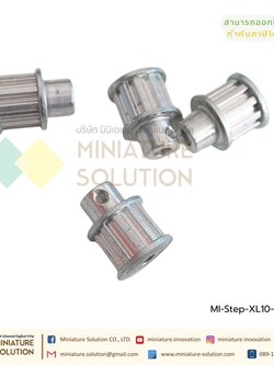 เฟืองสายพานร่อง ไทม์มิ่งพูลเลย์ มู่เล่ย์ BF width 11 Timing Pulley (XL10 teeth, both sides flat, slot width 11, inner hole 5)