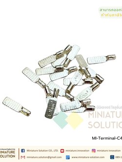 (10 ชิ้น/1 ชุด) หางปลาตรง แบบเปลือย หางปลาต่อเบรกเกอร์ C45-6/10/16/25/35/50/70 (C45-1.5)