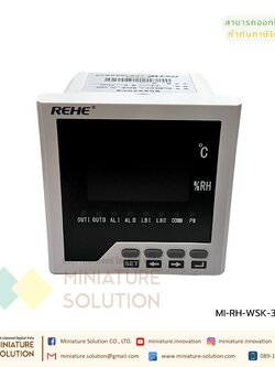 เครื่องควบคุมอุณหภูมิและความชื้นแบบดิจิตอล RH-WSK-303 Digital Temperature and Humidity Controller 220VAC ขนาด 96*96 รองรับ RS485