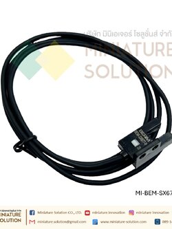 BEM-SX677-WR เซนเซอร์ก้ามปู Through Beam Photoelectric Sensor, Fork Sensor, 5 mm Detection Range 5-24VDC