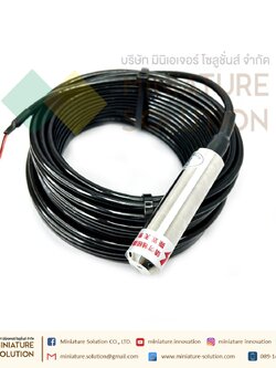 เซนเซอร์วัดระดับน้ำ Liquid level sensor transmitter probe : Normal range 20 meter Analog 4-20mAเซนเซอร์วัดระดับน้ำหรือของเหลว (5m waterproof and anti-corrosion line) (0-20M)