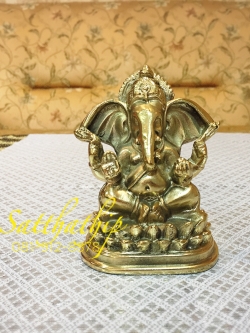 พระพิฆเณศ ปางสัมปทายะคเณศ (ทองเหลือง) - Ganesha: Lord of Success