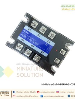 โซลิดสเตตรีเลย์ ไฟ 3 เฟส Three-phase solid state relay BERM-3 032 3880Z SSR DC control 4~32 VDC (80A)