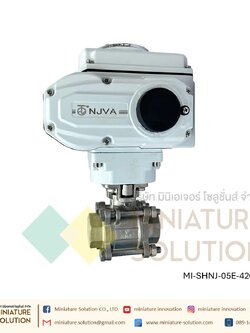 NANJIA SHNJ-05E Q911F electric ball valve threaded internal thread ball valve stainless steel DN25 220VAC 50Nm สัญญาณ 4-20mA Proportioning Valves