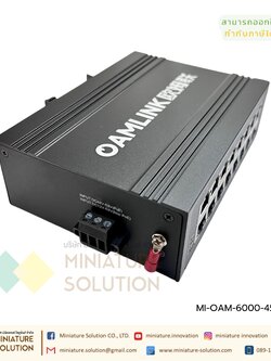 Oamlink สวิตซ์ฮับเกรดอุตสาหกรรม เกาะราง 12-58VDC gigabit 16 Port