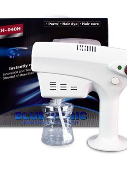 เครื่องพ่นฆ่าเชื้อ ปืนฉีดฆ่าเชื้อโรค ปืนฉีดพ่นไร้สาย นาโนสเปรย์ ปืนพ่นไอน้ำ ปืนนาโน พ่นแอลกอฮอลล์ แบบพกพา