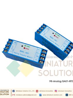 SA01 โมดูลแปลงส่งสัญญาณอุณหภูมิ Rail-type temperature transmitter PT100 RTD TC integrated module 4-20mA 0-10V thermocouple transmitter SA01 SULINKIOT