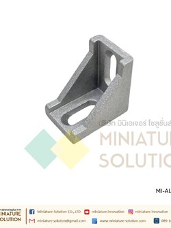 ฉากอลูมิเนียม มาตรฐาน Bracket ตัวจับฉาก ข้อต่อฉากอลูมิเนียม Series 20 30 40 aluminum Profile L Bracket (2020/3030/4040/4080/6060 ฉากเปล่า)