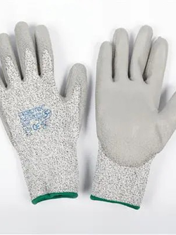 MICROTEX ถุงมือ Hi-Cut PU M / L / XL เทา