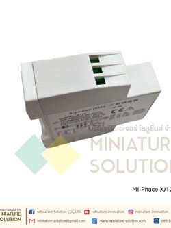 รีเลย์ป้องกัน ไฟตก ไฟไม่ครบเฟส Original three-phase AC phase XJ12 (สีขาว/สีดำ) / TG30S แบบหางปลาเข็ม / TL-223 แบบขันน็อต
