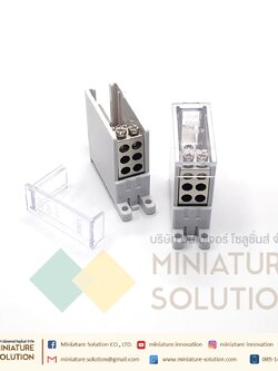 เชื่อมต่อสายไฟ Terminal Block จุดต่อสายไฟ 6HOLE บัสบาร์ ต่อกับ เบรคเกอร์ รวมสาย (FJ6G-63)