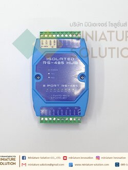 Isolated RS-485 hub 8 Port, 16 Port RS485 1พอร์ต ไป 8 พอร์ต , 16 พอร์ต ช่องสัญญาณ ลดการเดินสาย รักษาระดับสัญญาณ RS485 Repeater photoelectric isolation industrial grade (JPX-6081) (8CH) (16CH)