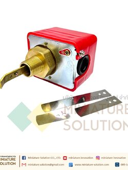 Flow Switch สวิตซ์ใบพาย โฟวสวิตซ์ โฟลสวิทช์ เกลียวทองเหลือง สวิตซ์ใบพาย สวิทซ์ตรวจจับการไหล พร้อมใบพาย WATER FLOW HFS-25 HFS-20 HFS-15 (HFS-15)(1/2")