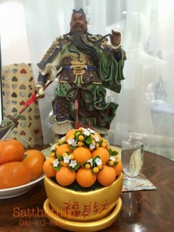 [รีวิว - review***] ส้ม ประดิษฐ์จากดิน กระถางก้อนทอง - ผลไม้มงคล ประดิษฐ์จากดิน กระถางก้อนทอง