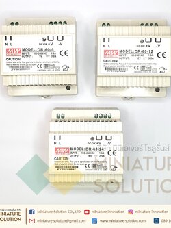 Power Supply 60W Din Rail Switching Power Supply DR-60-5V/12V/24V 2.5A เอาท์พุท DCแรงดันไฟฟ้าTransformer
