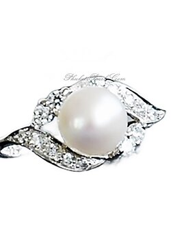 Silver Pearl Ring