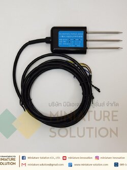 SOIL MOISTURE & TEMPERATURE& EC SENSOR OUTPUT RS485 เซ็นเซอร์วัดความชื้นในดิน อุณหภูมิ MODBUS