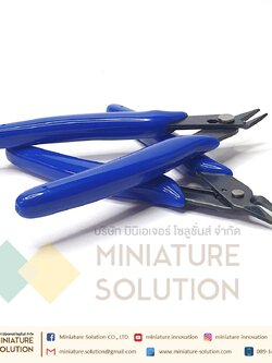 คีมตัดลวด ตัดสายไฟ ปากคีบด้านข้าง ปลายแหลม คีมอเนกประสงค์ สำหรับงาน ไฟฟ้า อิเล็กทรอนิกส์ (ด้ามสีฟ้า)