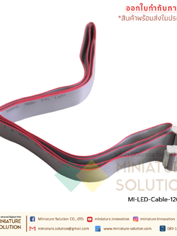 สายแพร 16 pin / ช่อง สำหรับเชื่อมต่อแผ่นป้ายไฟวิ่ง LED P10 P5 P4 สายไฟป้ายไฟ สายแพรป้ายไฟวิ่ง ID (120CM ×1)