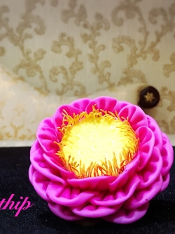 ถาดบัว ประดิษฐ์จากดิน - ฐานบัว ประดิษฐ์จากดิน - ถาดบัว พานบัว - Lotus Tray