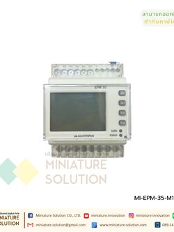 Energy Power Meter เกาะราง Din Rail AC Multifunction meter Modbus RS485 EPM-35-M1-00
