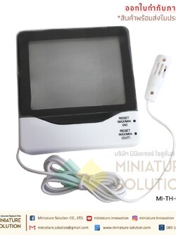 TH-03D SINOTIMER มิเตอร์วัดอุณหภูมิ และความชื้นแบบอิเล็กทรอนิกส์ อุณหภูมิได้ 2 จุด ทั้ง indoor และ outdoor