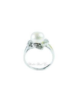 Silver Pearl Ring
