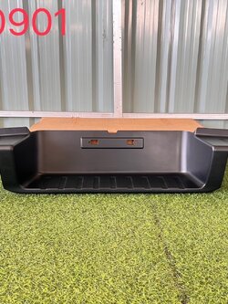 แผ่นรองเหยียบกันชนหลัง Isuzu D-Max All New 2020-23 ตัวสูง ใหม่แท้