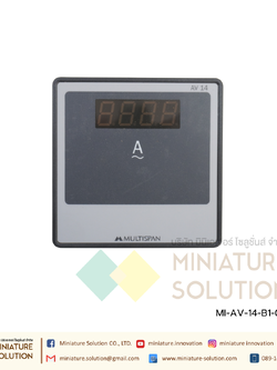 Multispan Single Phase Amp meter AV14 96x96 Red LED Display Class 0.5 (AV-14-B1-00)