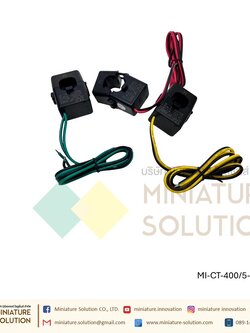 CT ขนาดเล็ก หม้อแปลงกระแสไฟฟ้า KT24/36/50 open current transformer 50/5A-2000/5A 0.5 class คอยล์หม้อแปลงกระแสไฟฟ้า SENSOR (400/5 : 24MM)