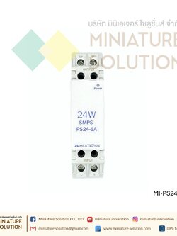 Multispan Power Supply Output Voltage: 24V DC, 1A,24W PS24-1A/5A,120W PS24-5A พาวเวอร์ซัพพลาย อุปกรณ์จ่ายไฟ