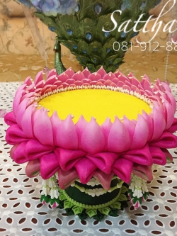 ถาดบัว ประดิษฐ์จากดิน - ฐานบัว ประดิษฐ์จากดิน - พานบัว ประดิษฐ์จากดิน - ถาดบัวดินปั้น - ฐานบัวดินปั้น - พานบัวดินปั้น -Tray