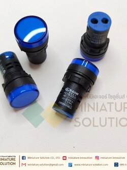 Pilot Lamp LED ไพล็อตแลมป์ 22mm 24V (Blue-Green-Red-White-Yellow)