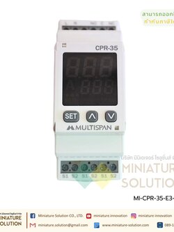 CPR-35-E3-00 Current Protection Relay แบบเกาะราง ป้องกันกระแสเกิน มีรีเลย์สั่งงานเพื่อผิดปกติ OVER UNDER Asymmetry