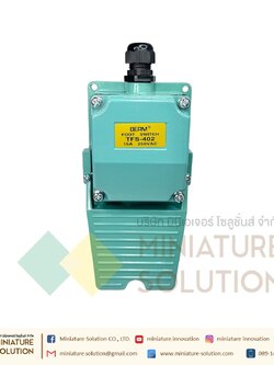 TFS-402 foot switch 15A 250VAC สวิทช์เท้าเหยียบ ฟุตสวิทช์ สวิทช์เท้า สีเขียว