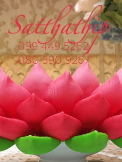 ถาดบัว ประดิษฐ์จากดิน - ฐานบัว ประดิษฐ์จากดิน - พานบัว ประดิษฐ์จากดิน - ถาดบัวดินปั้น - ฐานบัวดินปั้น - พานบัวดินปั้น - ฐานรองพระ - Tray