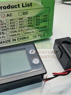 PZEM-011 AC Single Phase Digital Electric Saver Power Meter Wattmeter 80-260VAC 100A Khw Energy Meter PZEM-011 with CT coil