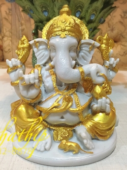 [สินค้าหมด - sold out***] พระพิฆเนศ ปางเศรษฐี (เซรามิก) - Ganesha: Lord of Success