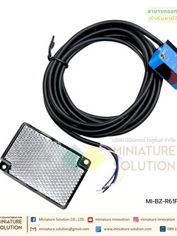 JINGJIAKE เซนเซอร์ตรวจจับวัตถุ มีแผ่นสะท้อน (BZ-R61 PNP (mirror reflection type) )